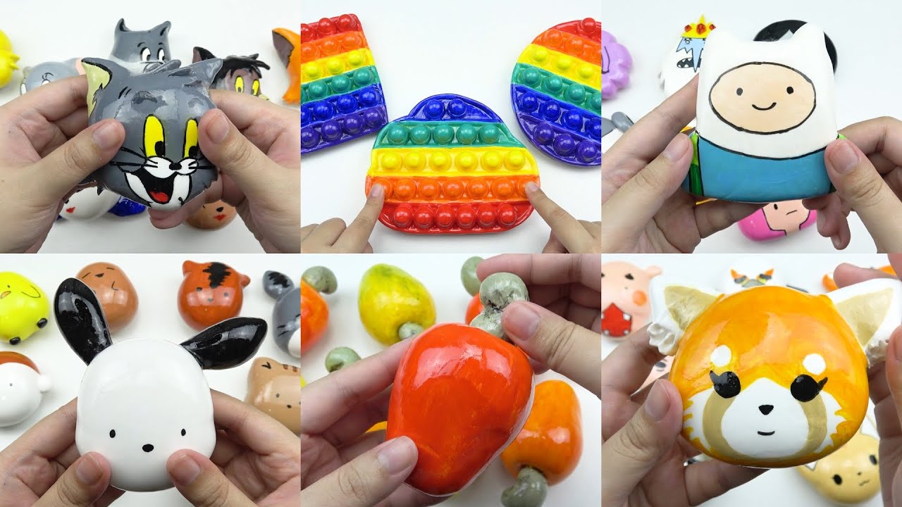 😴1Hour Clay Cracking Compilation #22 - Stress Relief II Insomnia treatment II ASMR #clayvideos