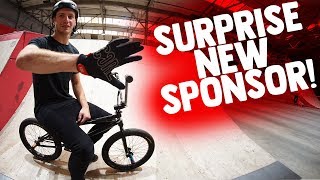 SURPRISING HIM WITH A SPONSOR | Shaun Gornall BMX Session at Rampworx