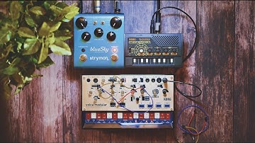 Ambient Sky. Day 213｜Making Ambient Music w/ KORG Volca Modular, monotron DELAY, and Strymon blueSky