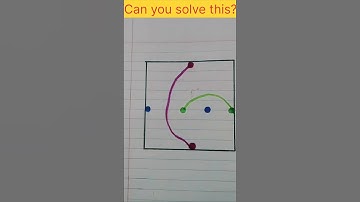 Matching the dots with same colour without crossing the line #shorts