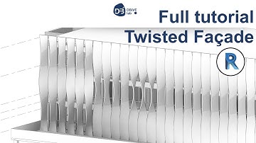 (Full tutorial) Autodesk Revit Tutorial: Creating twisted façade family in Revit