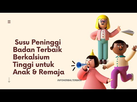 SUSU PENINGGIi BADAN TERBAIK BERKALSIUM TINGGI UNTUK ANAK & REMAJA