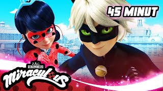 🐞 SEZON 3 - Kompilacja 3 [45 MINUT]🐞 | Miraculous: Biedronka i Czarny Kot