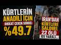 İran'dan Kürtlere 700 saldırı... 101 Kişi... Kürtlerin Anadili için Dikkat Çeken Sonuç: %49.7