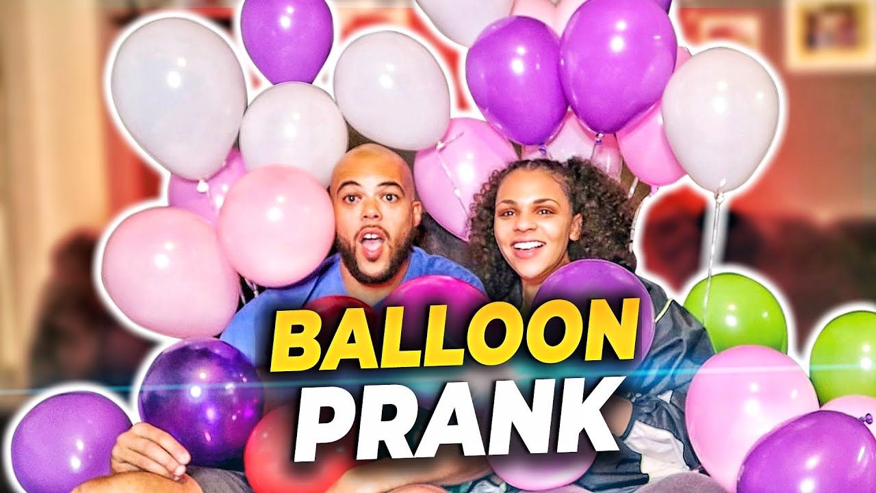 В качестве розыгрыша заполняем детскую комнату сотнями воздушных шариков! 🎈