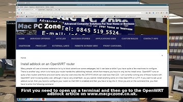 Installing adblock on an OpenWRT router