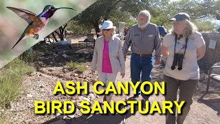 I Toured Ash Canyon Bird Sanctuary with Sheri L. Williamson and Tom Wood