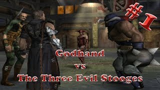 Godhand vs The Three Evil Stooges Part 1 pcsx2
