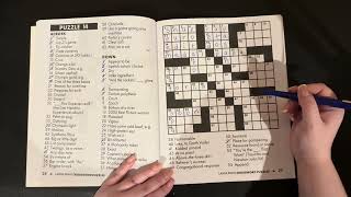 Let’s Do a Crossword Puzzle (3 I think) | Whispered ASMR #asmr 