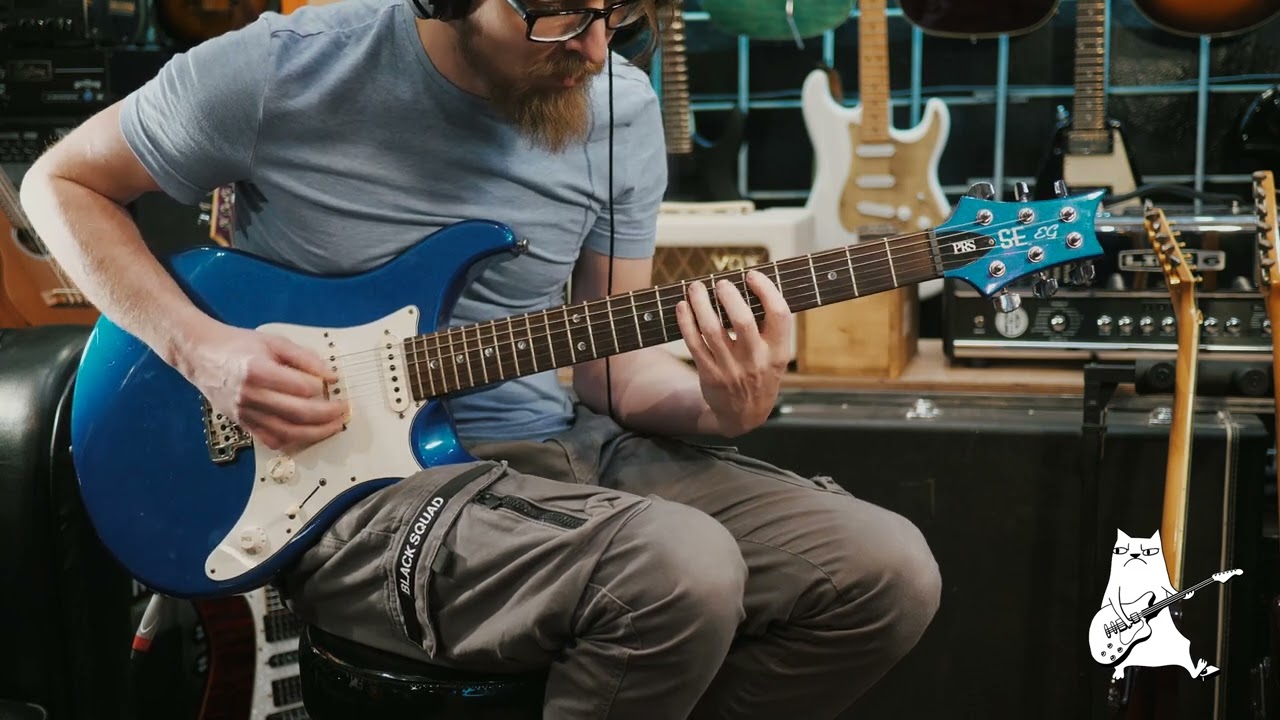 PRS SE EG Metallic BlueKorea 2006 Guitar Demo