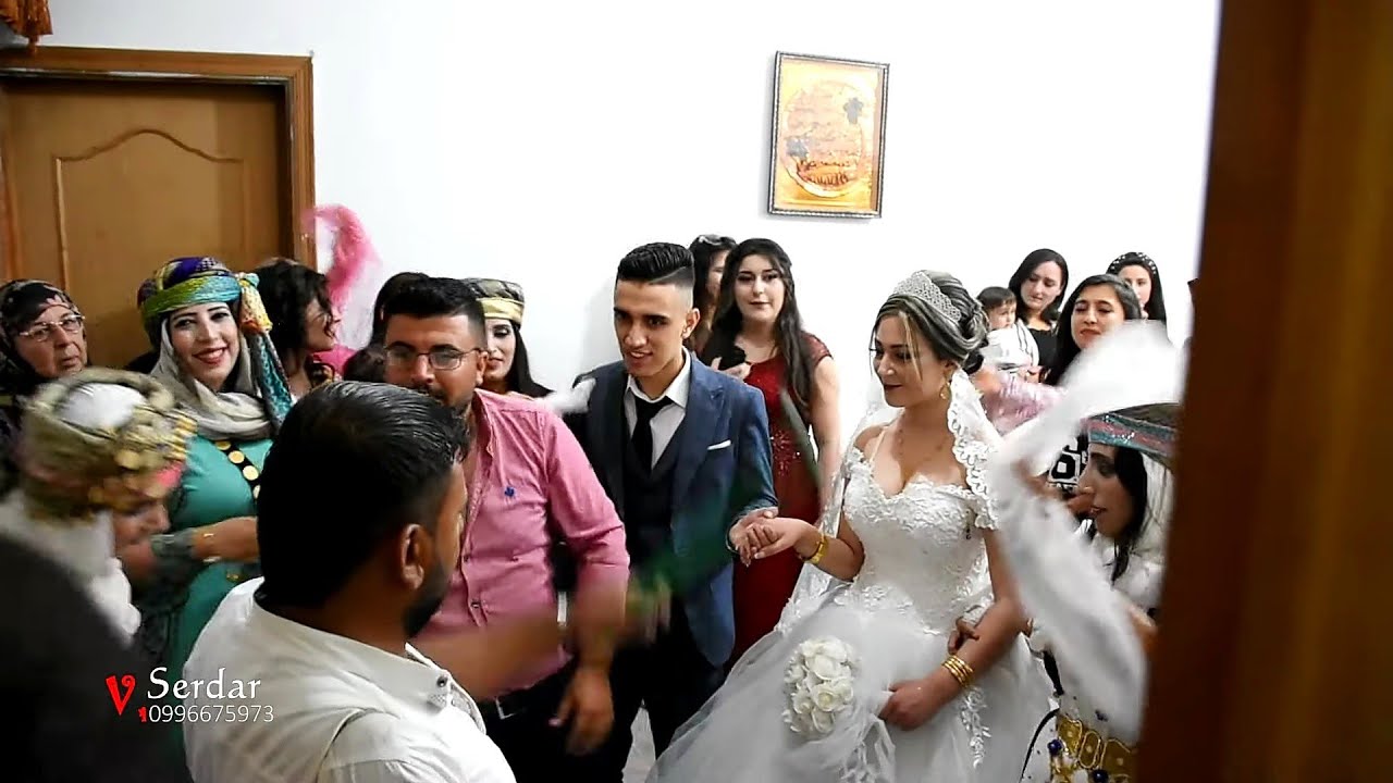 حفل زفاف عرسان كوباني | ديار & ناديه في صالة نيروز المقطع (2)  تصوير سردار كوباني !