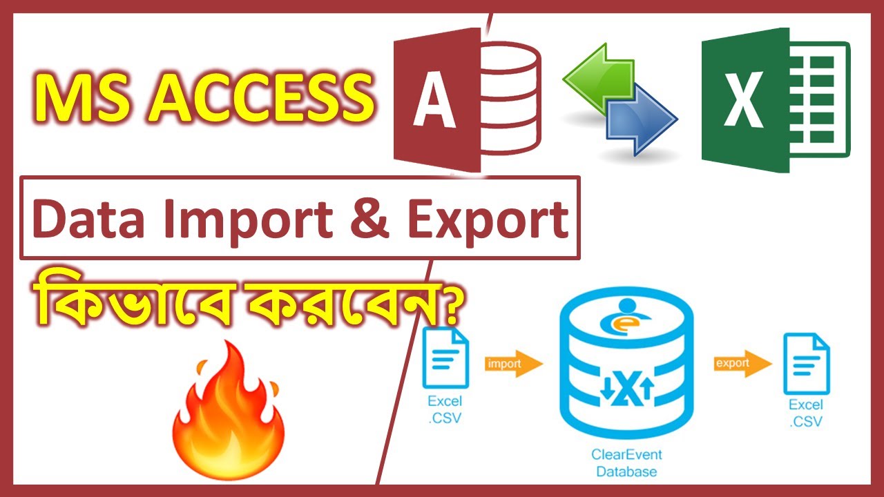 Access export. Export to excel icon.