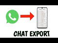 How to Export WhatsApp Chat as a TXT File