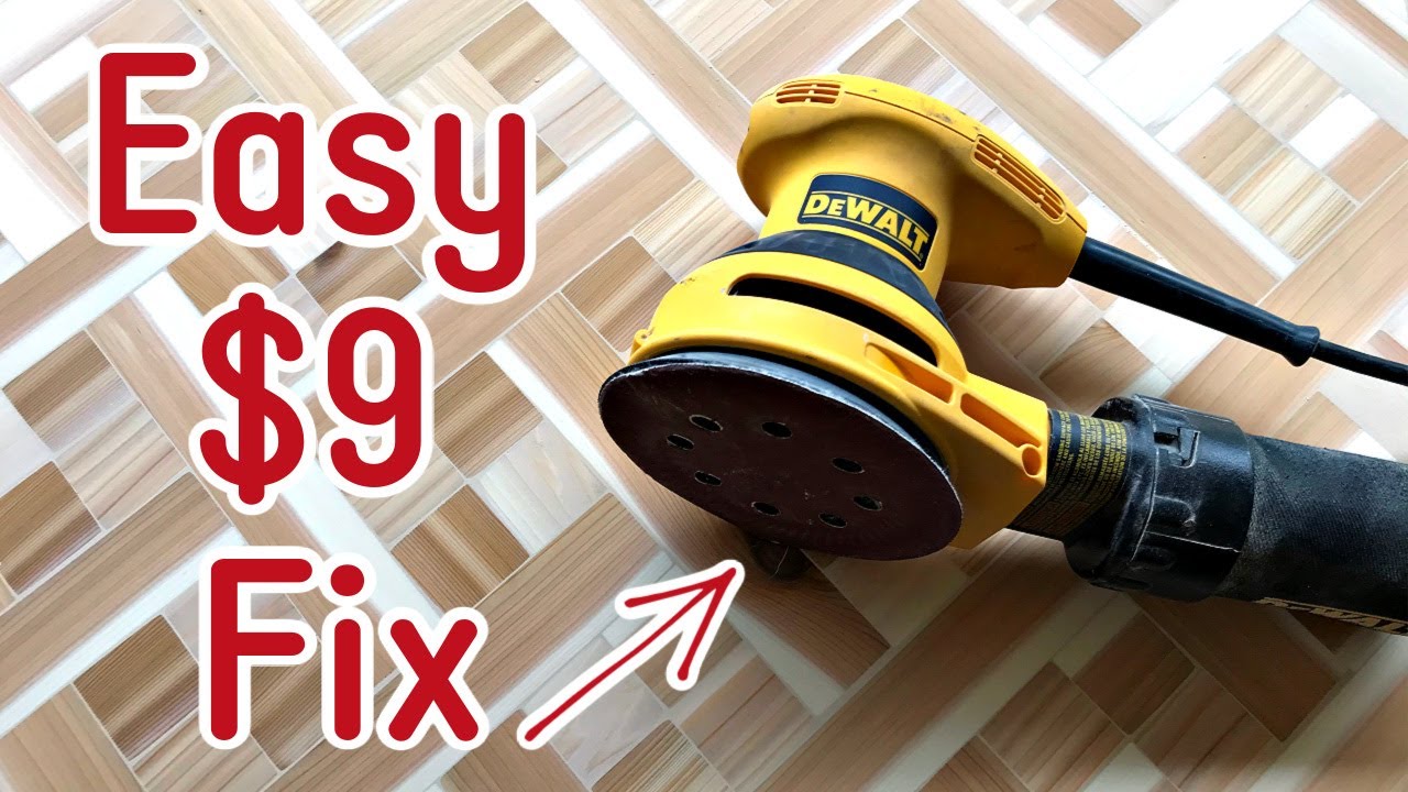 Sander Repair - Replacing the Sander Pad (DeWALT Part # 151284