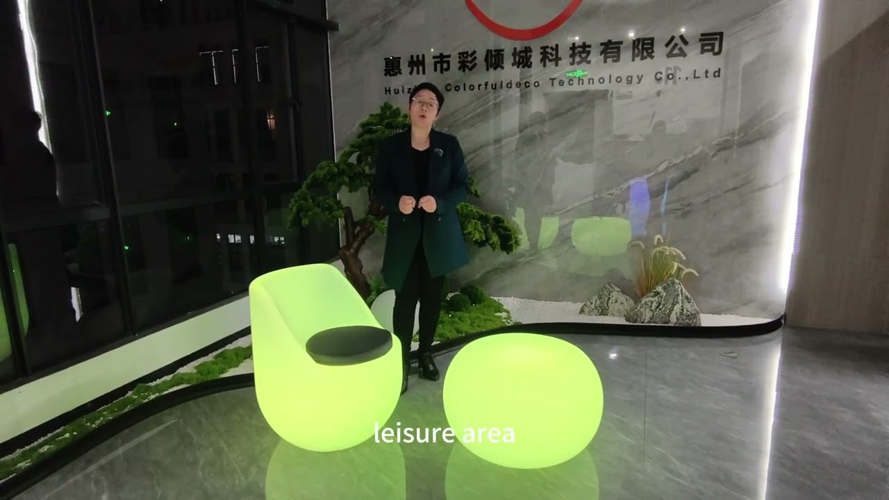 LED Tables and Chairs for Leisure Spaces ✨ Cafés, Poolside & Beach Use