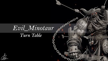 Evil Minotaur ZBrush Sculpt | TurnTable | Arnab World | check description