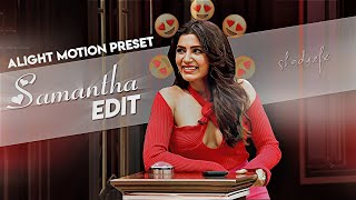 Samantha | AE Inspired Edit | Alight Motion Preset | Xml File screenshot 4