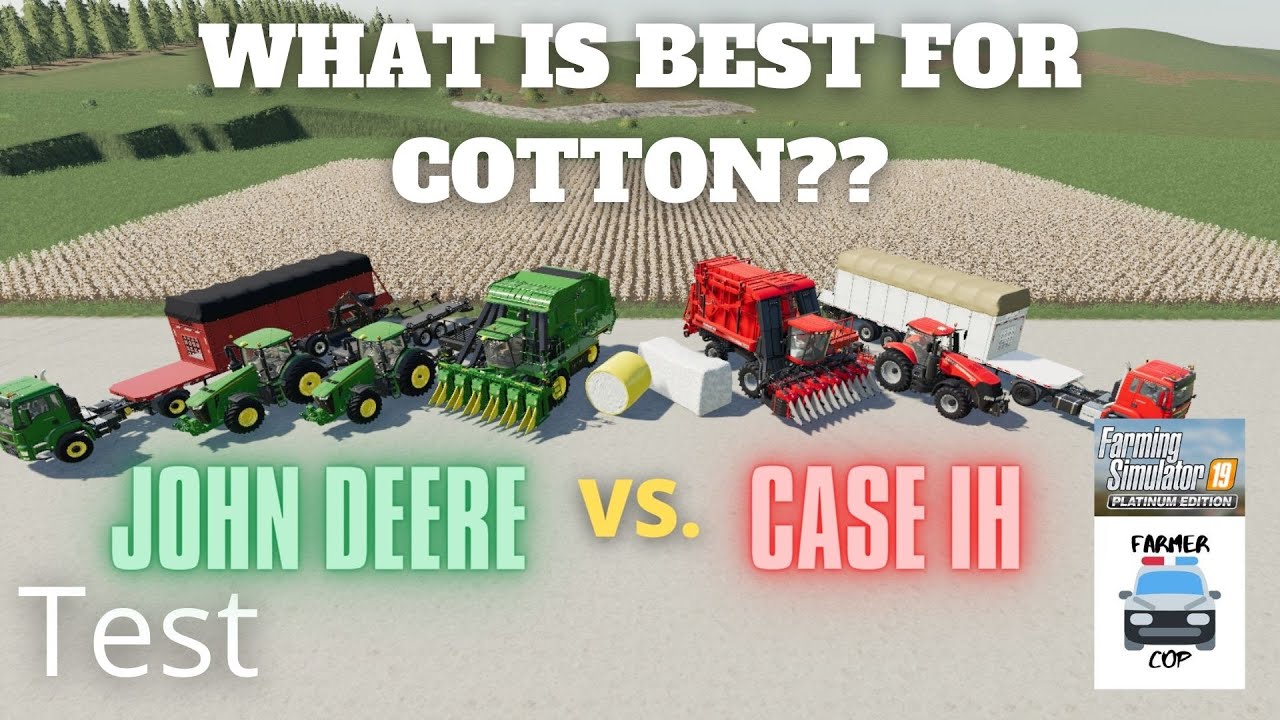 WHAT IS BEST FOR COTTON? Farming Simulator 19 Test Video YouTube