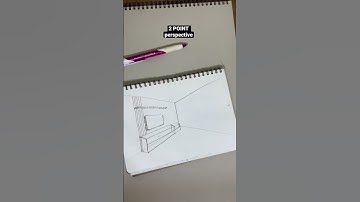 Room design in 2 point perspective #perspectivedrawing #art #drawing #easy