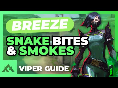 Viper Snake Bite and Poison Cloud Lineups for NEW Breeze - VALORANT Ability Guide