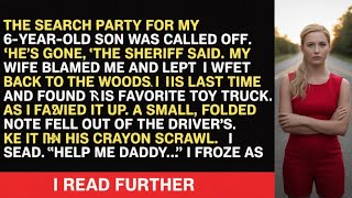 THE SEARCH PARTY FOR MY 6-YEAR-OLD SON WAS CALLED OFF. HE'S GONE, THE SHERIFF SAID. MY WIFE BLAMED