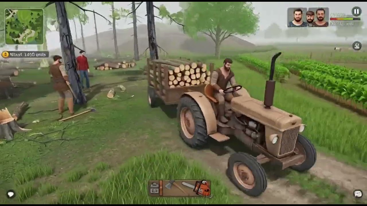 симулятор резки дерева