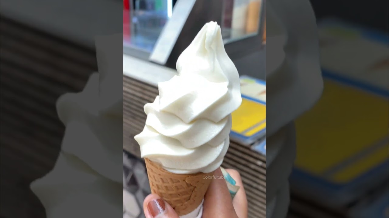 Cone ice cream / Cone softy / Mc donalds softy ice / Marina mall food court 