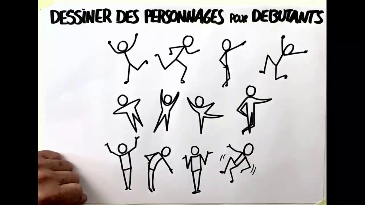 FG115 Dessiner des personnages pour débutants - YouTube