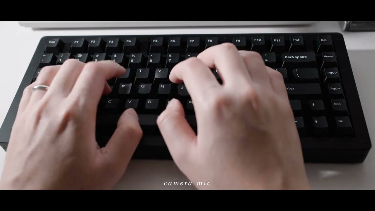 Akko Cream Blue - ACR Pro 75 Typing Test (Creamy Tactile)