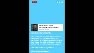 Serdar Abi Allaha Yaklaşmadıkça Huzurlu Olamayacaksınız