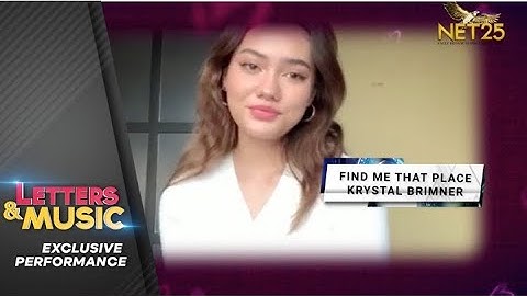 Krystal Brimner - Find Me That Place (NET25 Letters and Music Online)