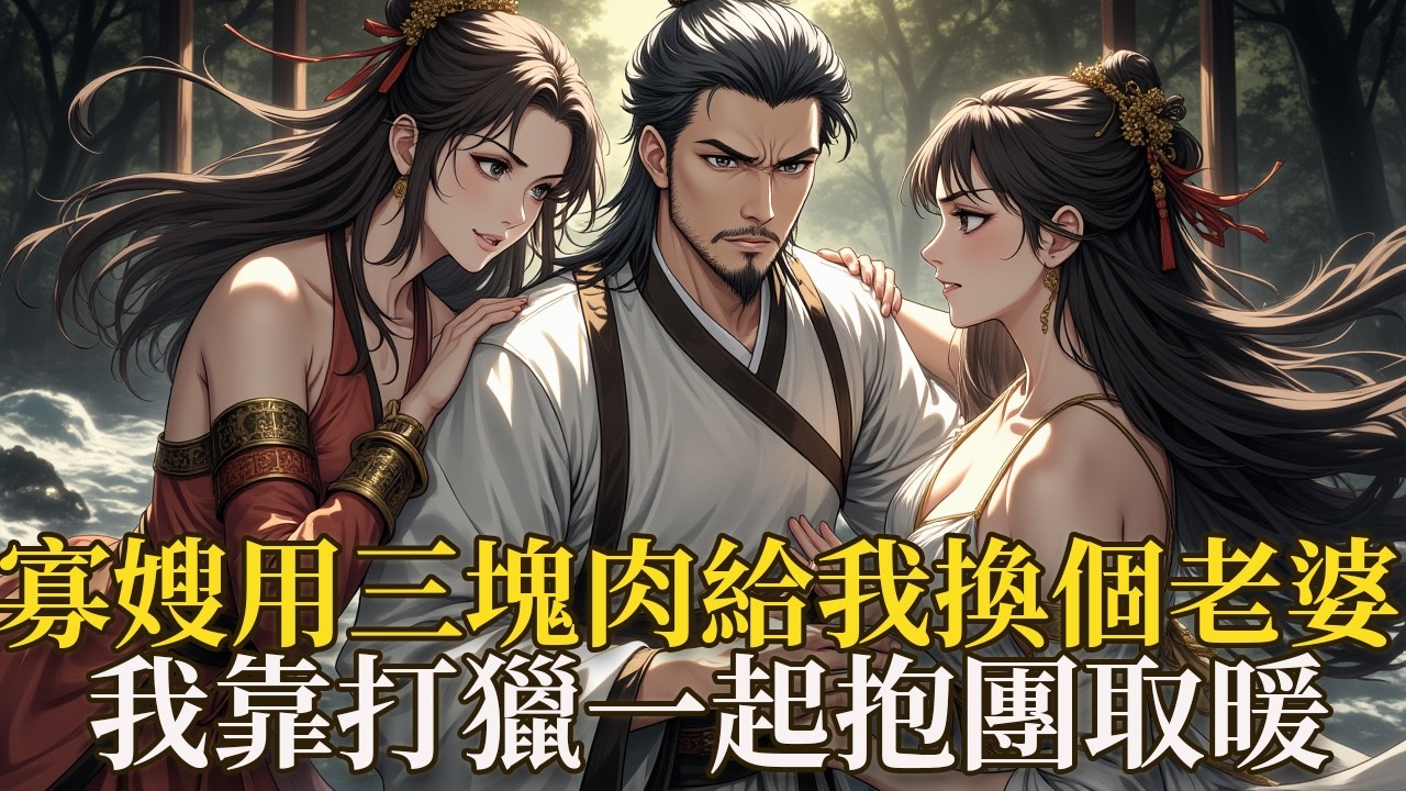 穿越佣兵醒來見絕美嫂嫂葉如芸用僅有三塊獸肉換回顏梔畫，兩女割掌喂血、炖獸褲艱難守他！宿命指環加身，他踏雪打獵，追雪兔、收凍魚、捕豬獾，罵嫂嫂者必懲，帶兩位紅顏從啃樹皮逆襲頓頓吃肉，爽到停不下！