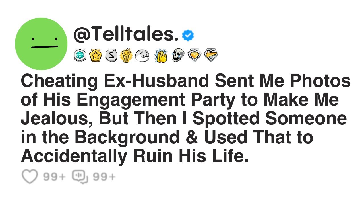 Outline Video Cheating Ex Husband Sent Me Photos of His Engagement Party to Make Me Jealous, But Then I Spotted...