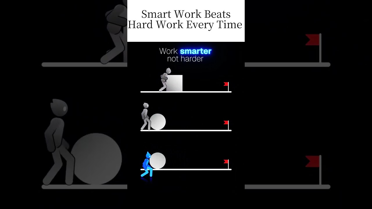 Why Smart People Win Faster 🚀 | Work Smarter Not Harder
