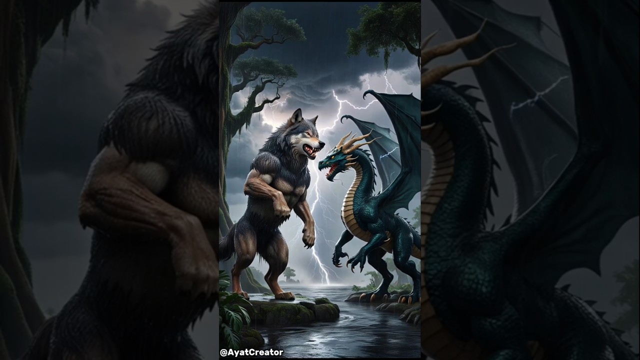 Wolf 🐺 vs Dragon 🐉 - Animal Fusion 