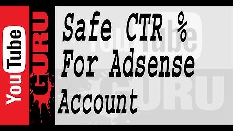 How to view CTR & Up to What Value it is Safe for your Adsense Account Hindi/Urdu