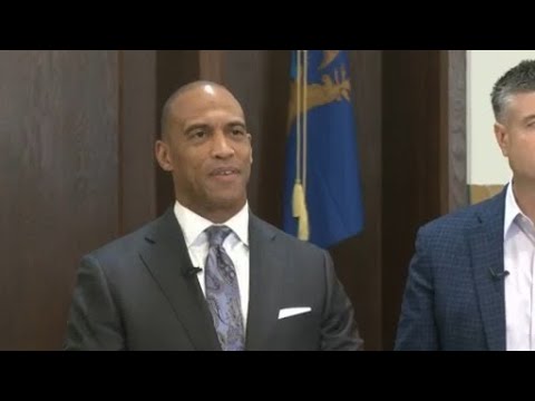 HUD Secretary Scott Turner stops in Lansing to talk affordable housing