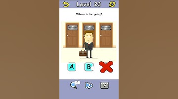 Brain crack level 23 where is he going