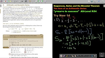 2 14 The sum of an Arithmetic Series   Part 1