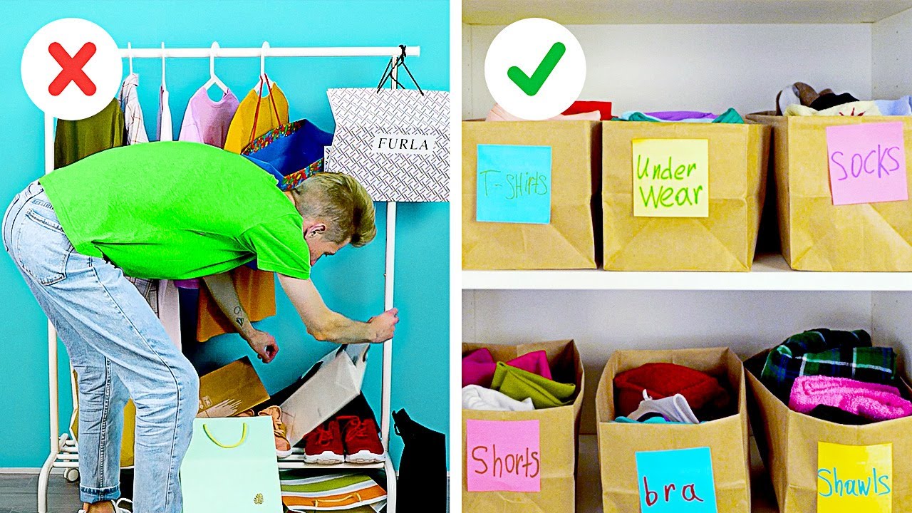 35 HACKS TO ORGANISE YOUR HOME SPACE