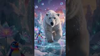 Polar bear AI slop #aishorts #aivideo #ai #youtube