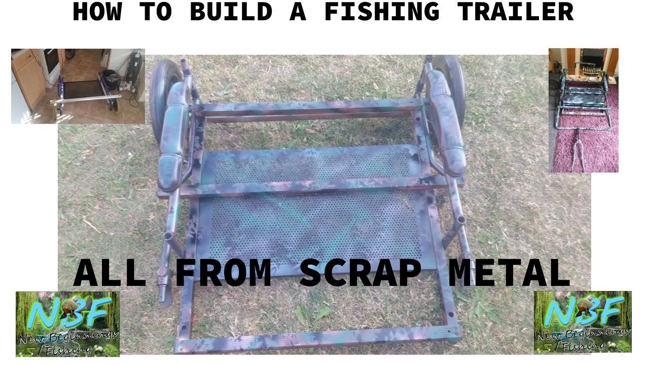 HOW TO BIULD A FISHING HOME MADE BIKE TRAILER OUT OF A