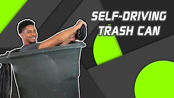 Self-Driving Garbage Can That Takes Itself Out