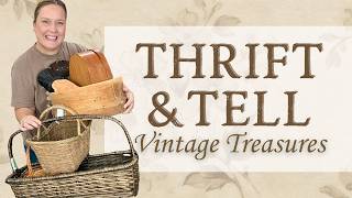 🤎 Thrift & Tell | vintage thrift haul & styling ideas