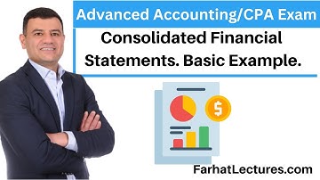 Consolidated Financial Statements Basic Example. CPA Exam