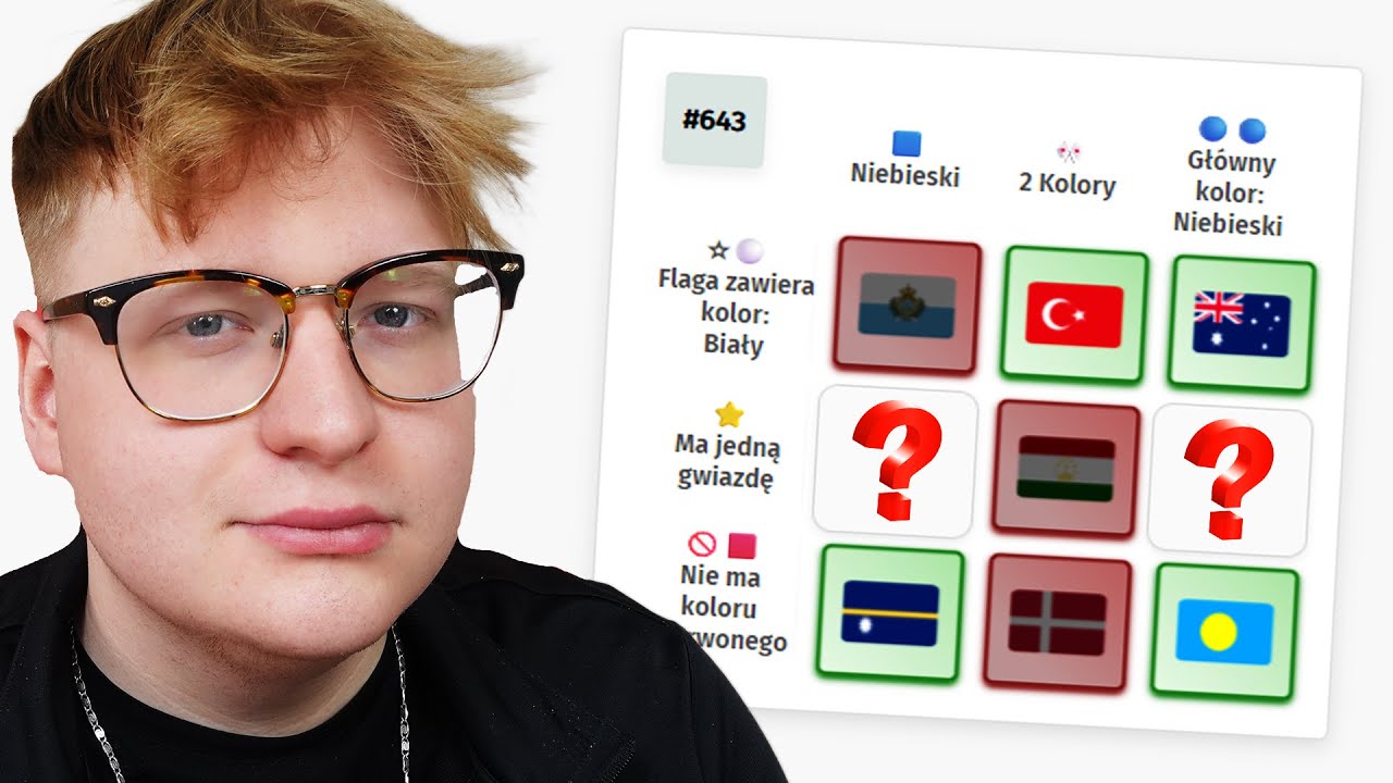 Geograficzne KÓŁKO i KRZYŻYK ale to wersja... z FLAGAMI