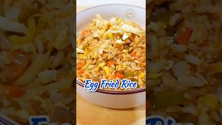 Street Style Egg Fried Rice at Home🍳🔥#shorts #trending #egg #reels #youtubeshorts #friedrice #viral