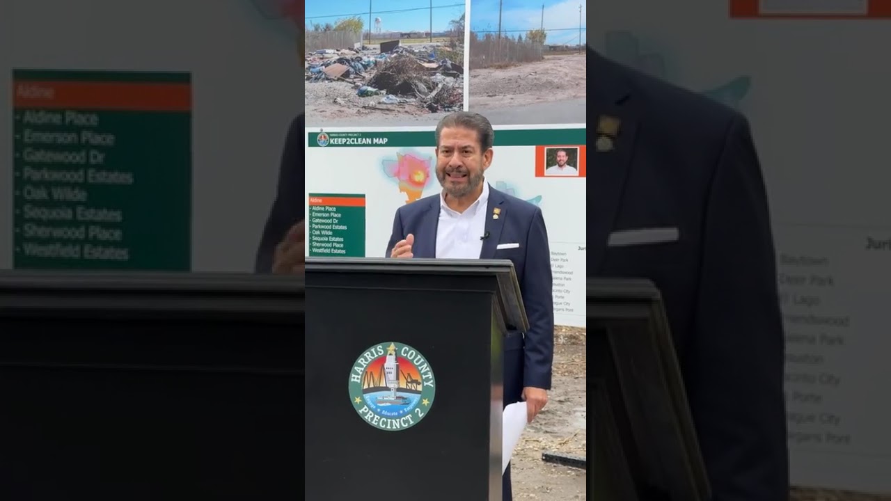 Harris County Precinct 2 Commissioner Adrian Garcia officially launched Keep2Clean