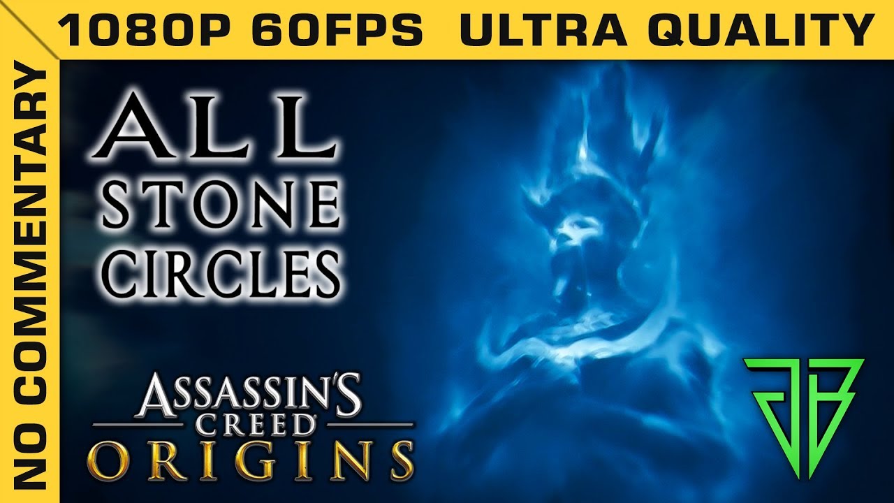 ASSASSIN'S CREED ORIGINS Stone Circles Guide - All Stone Circles Locations and Cutscenes