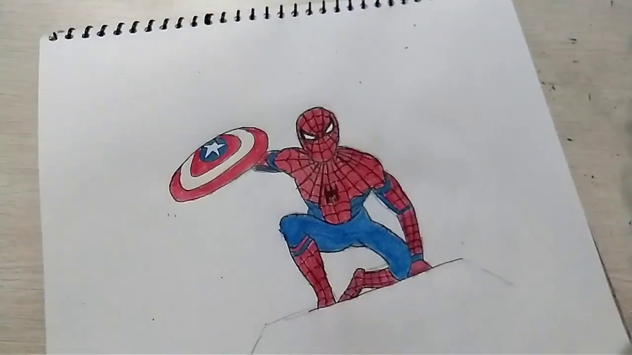 How To Draw Spider Man Sketch Simple And Easy Step By Step For Beginners Youtube